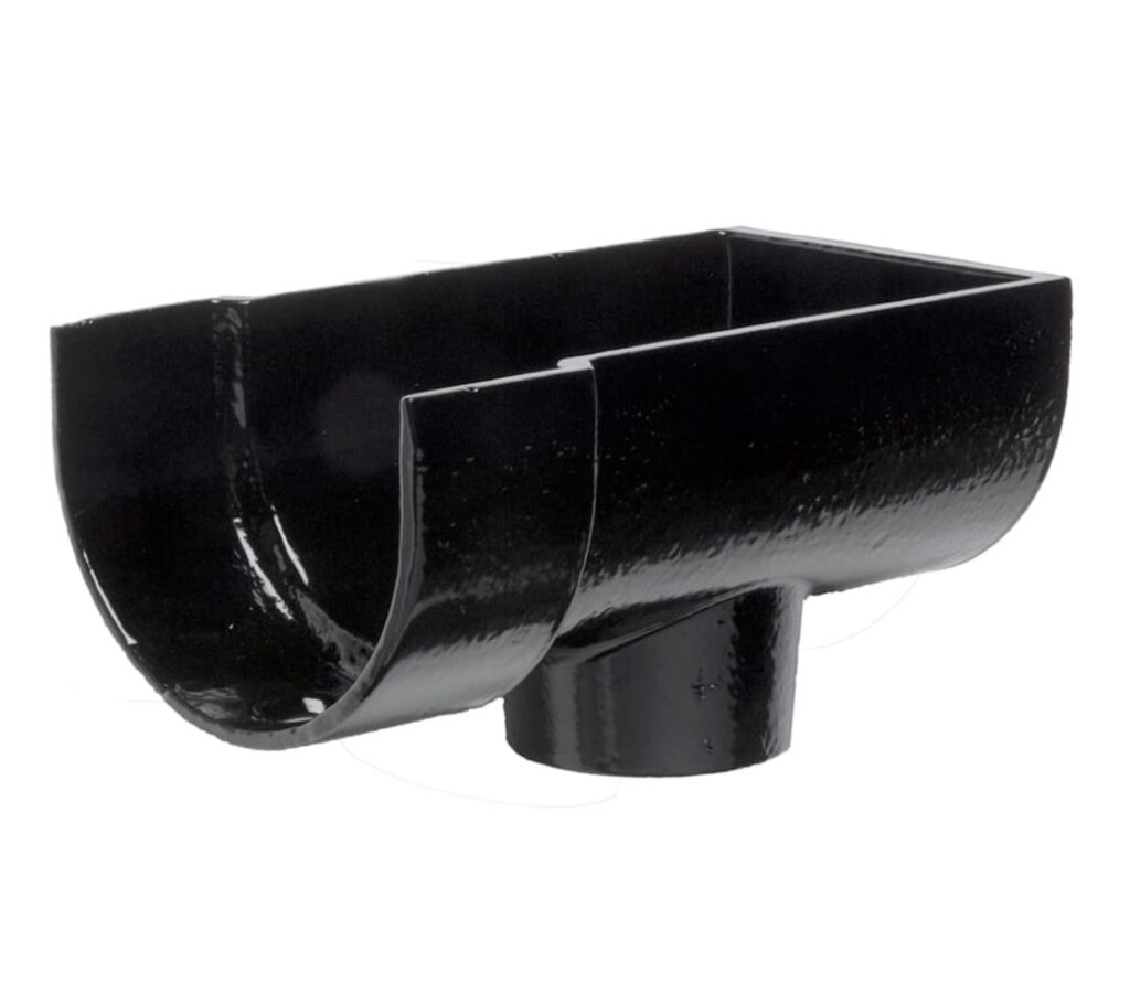 Cast iron deep half round gutter - cast iron deep half round guttering