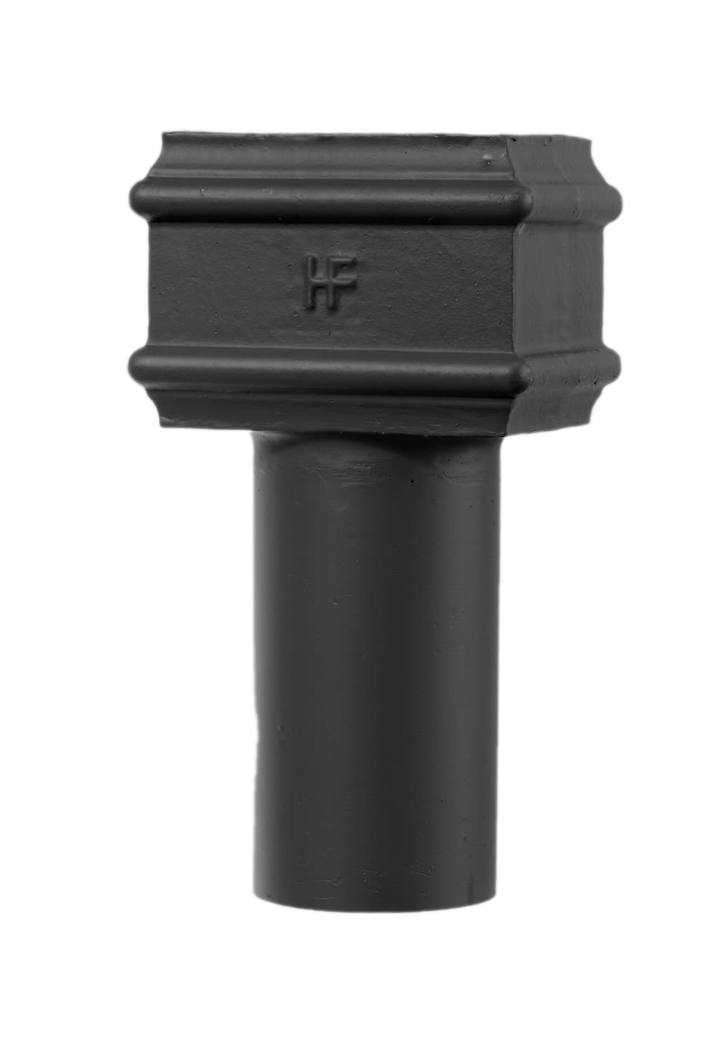 Rectangular-to-Round-Cast-Iron-Downpipe-Connector
