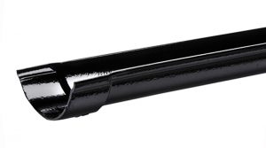 Cast Iron Half Round Beaded Gutter Painted