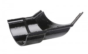 Cast Iron Beaded Half Round 135 Degree Gutter Angle, HRBOANGLH