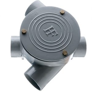 Tuscan EN877 Drain Round Inspection Chamber, 2 Branch
