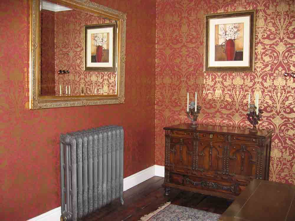 Liberty cast iron radiator in elegant period room