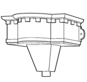 Cast Iron Ornamental Rainwater Head H528