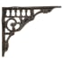 Ornate Cast Iron Edwardian Pattern Shelf Bracket - Black