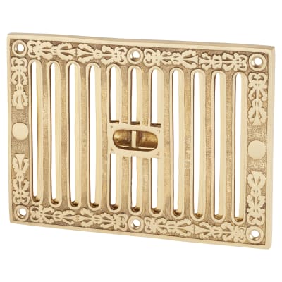Brass Ornate Victorian Air Vent Cover