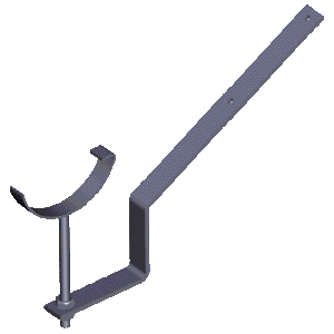 Top Rafter Rise and Fall Bracket for Half Round Cast Iron Gutter