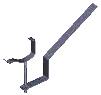 Top Rafter Rise and Fall Bracket for Common Og gutter