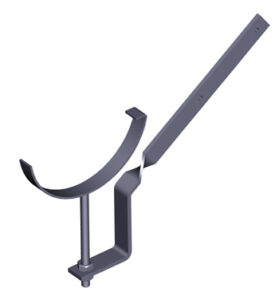 Adjustable_Half Round_Side Rafter Rafter_Rise and Fall Gutter bracket for Cast Iron Guttering