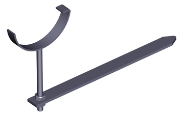 Adjustable_Half Round_Drive in Rise and Fall Bracket_For Cast Iron Guttering