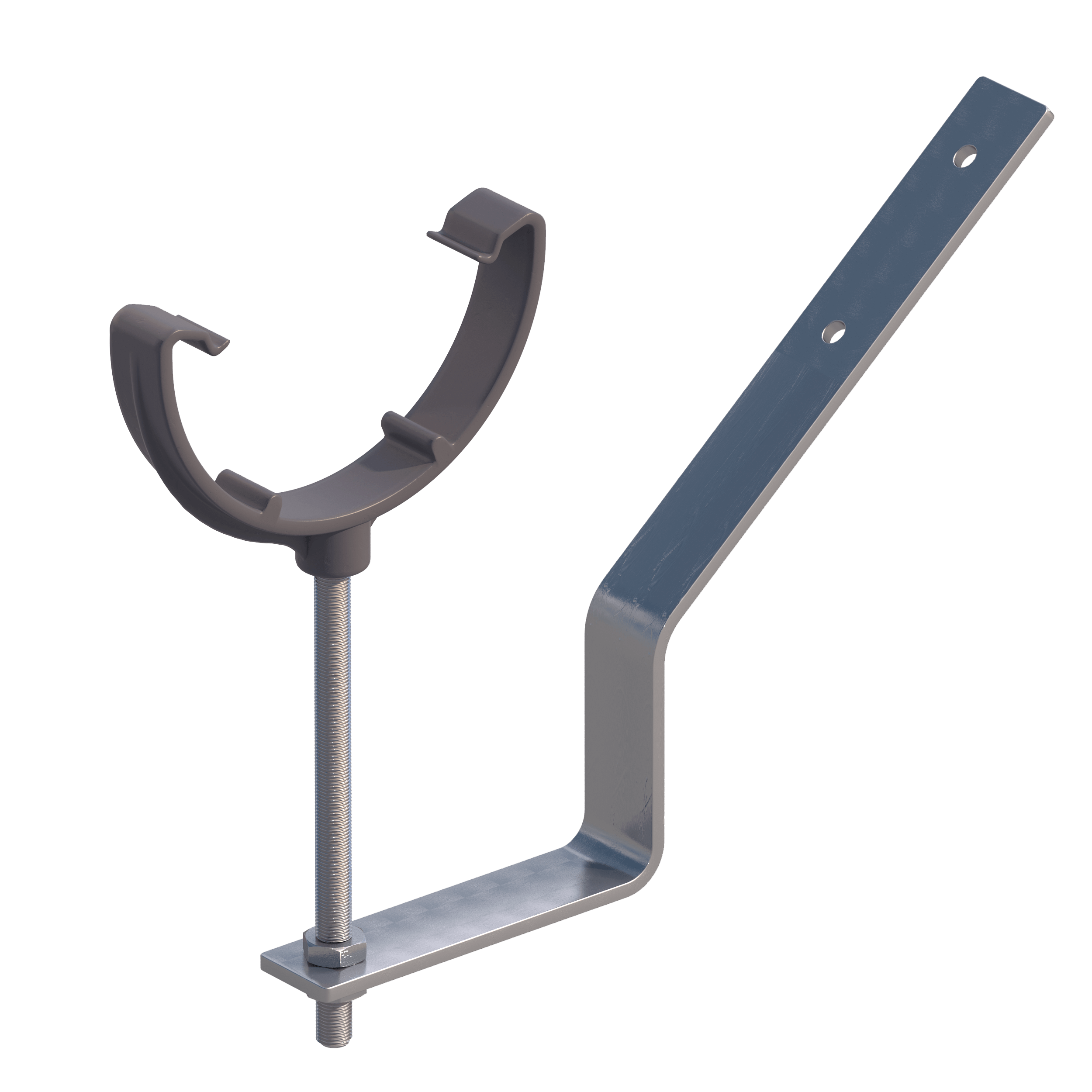 thumbnail image 2 of Rolitwils Heavy Duty Adjustable Downspout Brackets - 4 Pack Rust-Proof 2 of 12