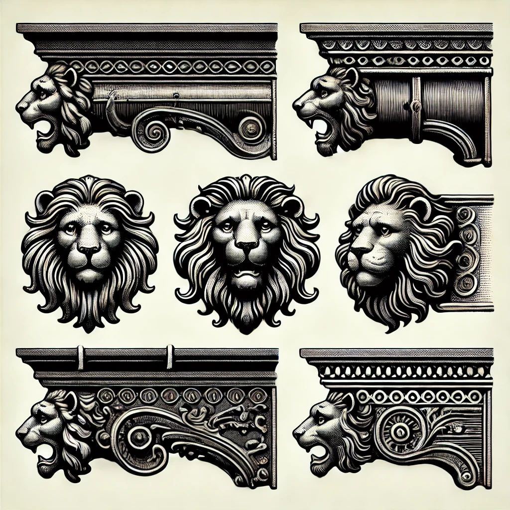 Lions-Head-Embellishments_cast iron guttering