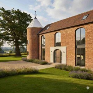 Hop-Barn_Residential-Conversion_Cast-Iron-Guttering_Warwickshire