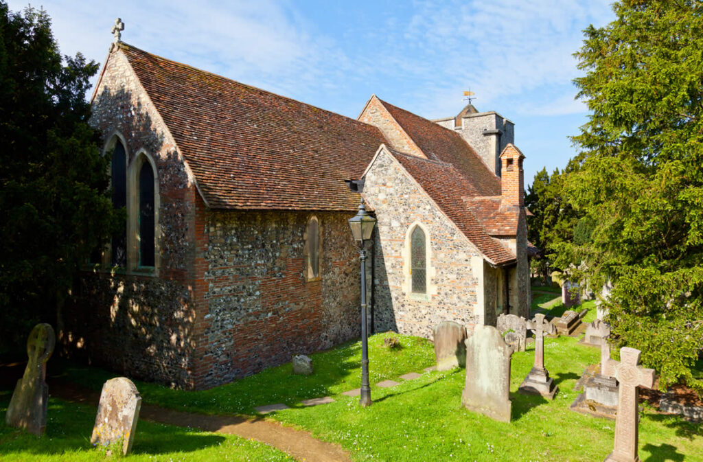 Kent St Martins Church Canterbury Kent Cast Iron Guttering and Downpipes