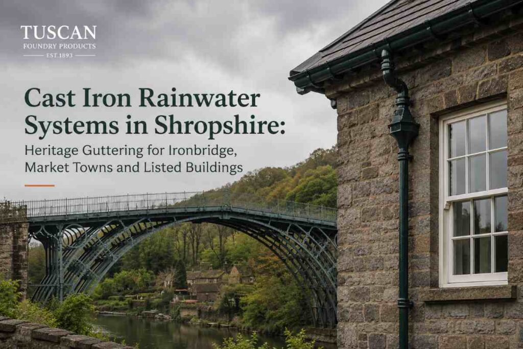 Cast‑iron-rainwater-systems-in-Shropshire_Heritage-guttering-systems