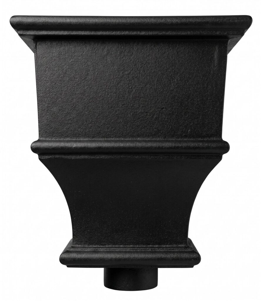 Bagley cast iron ornamental hopper head, No.107