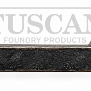 Cast iron ornamental earband type D for square rainwater downpipes, Tuscan Foundry Products