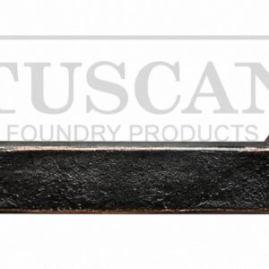 Cast iron ornamental earband type F for square rainwater downpipes, Tuscan Foundry Products