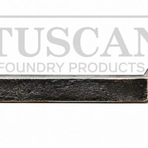 Cast iron ornamental earband type K for square rainwater downpipes, Tuscan Foundry Products