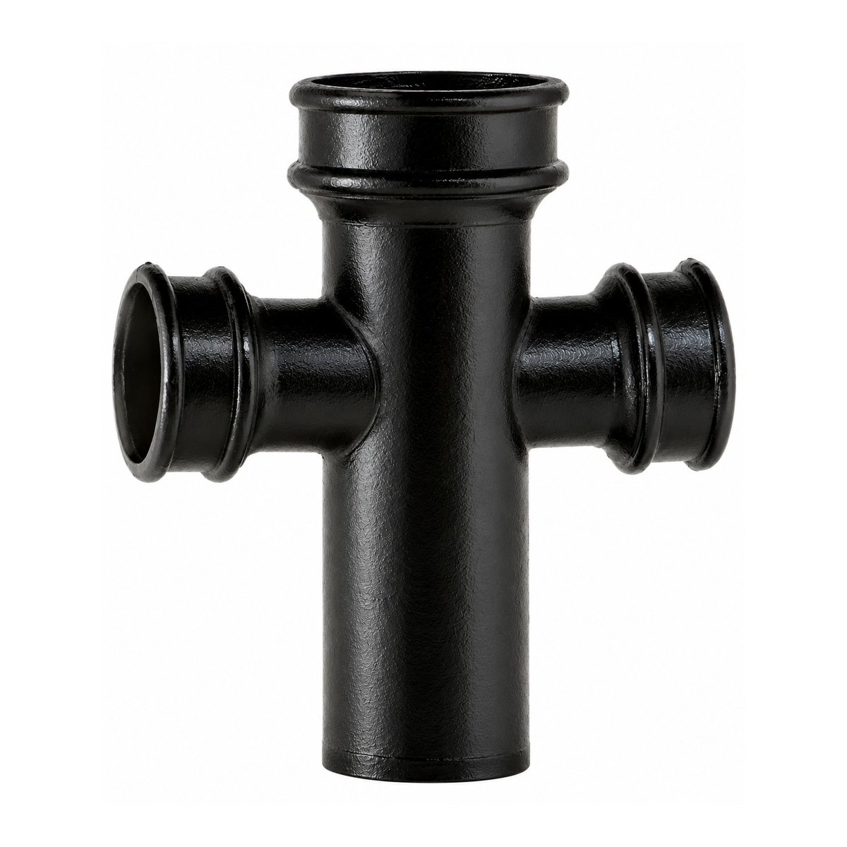 LCC cast iron soil pipe double unequal branch