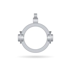 Tuscan EN877 Soil Heavy Duty Bossed Pipe Bracket – cast iron illustration, Tuscan Foundry Products