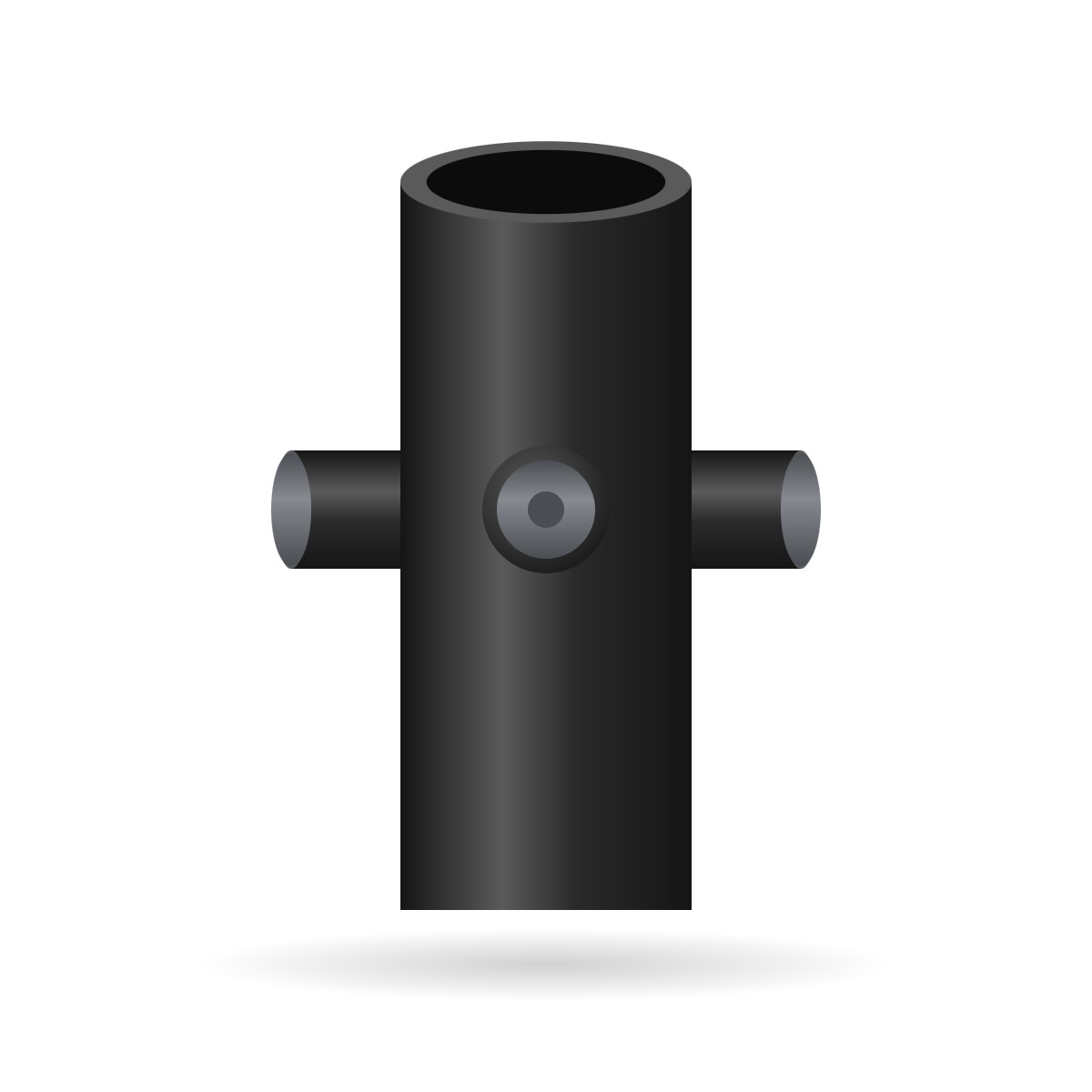 Tuscan EN877 Soil Manifold Connector – cast iron illustration, Tuscan Foundry Products