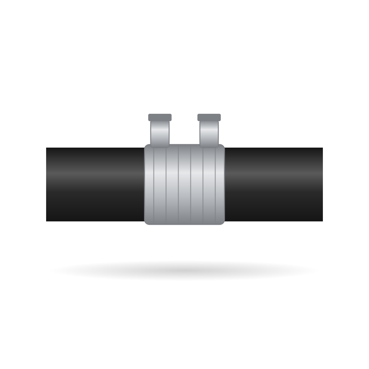 Tuscan EN877 Soil Pipe Grip – cast iron illustration, Tuscan Foundry Products