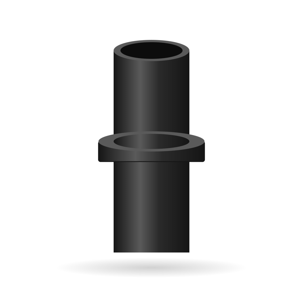 Tuscan EN877 Soil Stack Support Pipe – cast iron illustration, Tuscan Foundry Products