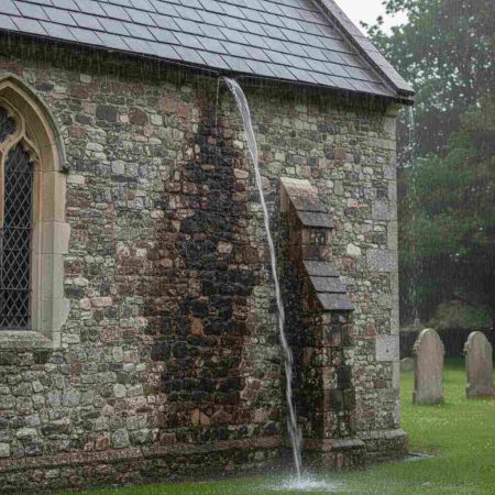 Church-gutter-repairs_damaged-church-guttering