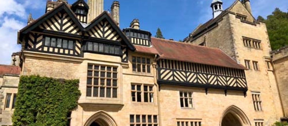Cragside house in Northumberland - Cast Iron Guttering
