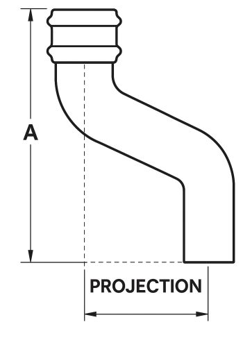 Measuring_cast iron downpipe offset_swanneck projection_size Measuring_cast-iron-downpipe-offset_swanneck-projection_size