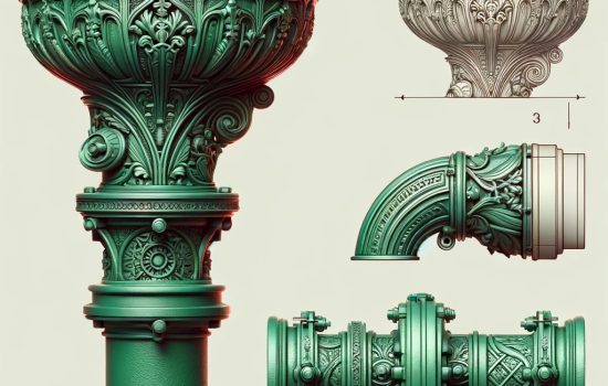 Ornametal-Cast-Iron-Hopper-Pipe-Connection-in-Emerald-Green