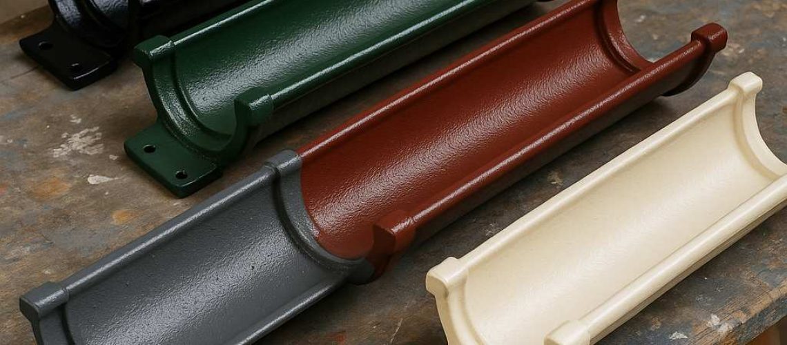 Traditional paint finishes for cast iron guttering_linseed oil paints